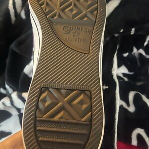 Converse purple high tops